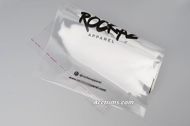 Sacos de polietileno transparentes